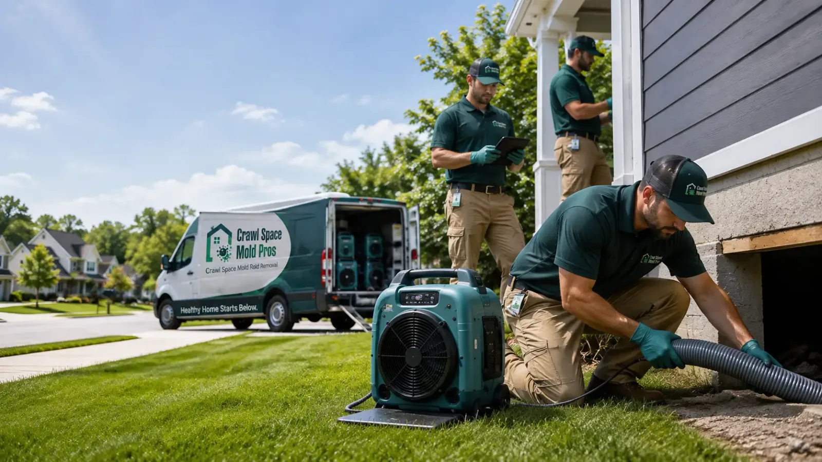 Crawl Space Mold Removal in Coleharbor, ND